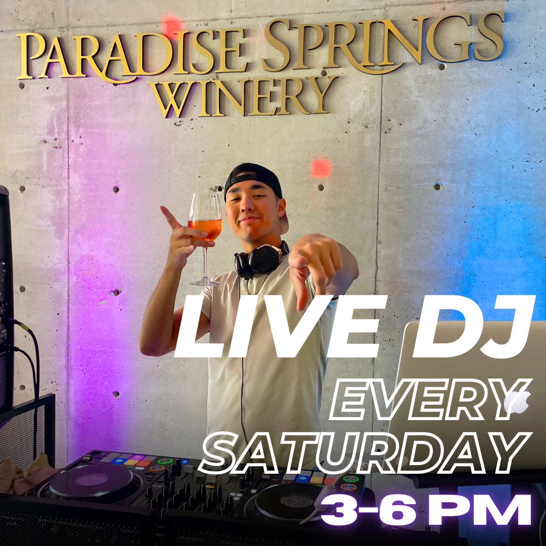 Live DJ every Saturday 3PM-6PM in Santa Barbara.