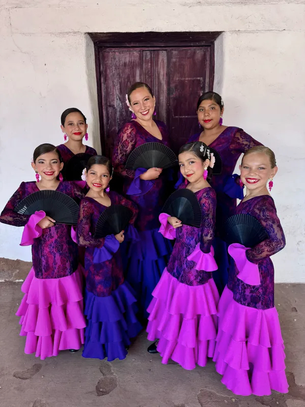 Puro Flamenco dancers performing for a Fiesta Friday event at Carr Winery in Santa Barbara
